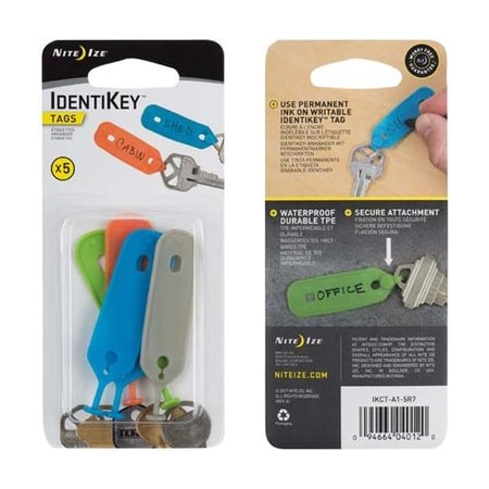 Nite Ize 2023 Nite Ize Identikey Tags, Assorted NIT-IKCT-A1-5R7